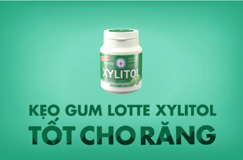 Lotte Xylitol (miền Nam): Sản Phẩm Được Hội Răng Hàm Mặt Việt Nam Chứng Nhận